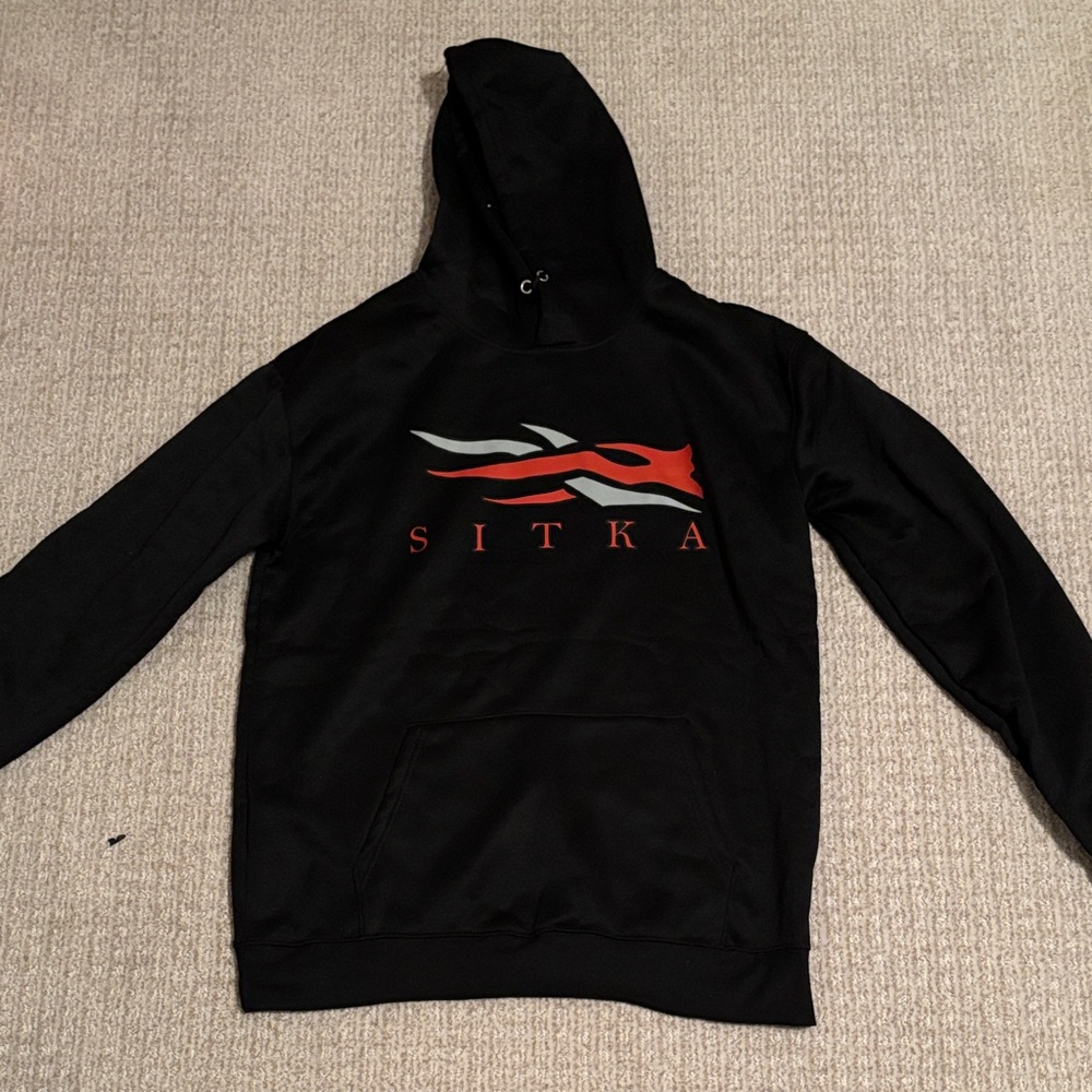 Sitka Black Hoodie for Men